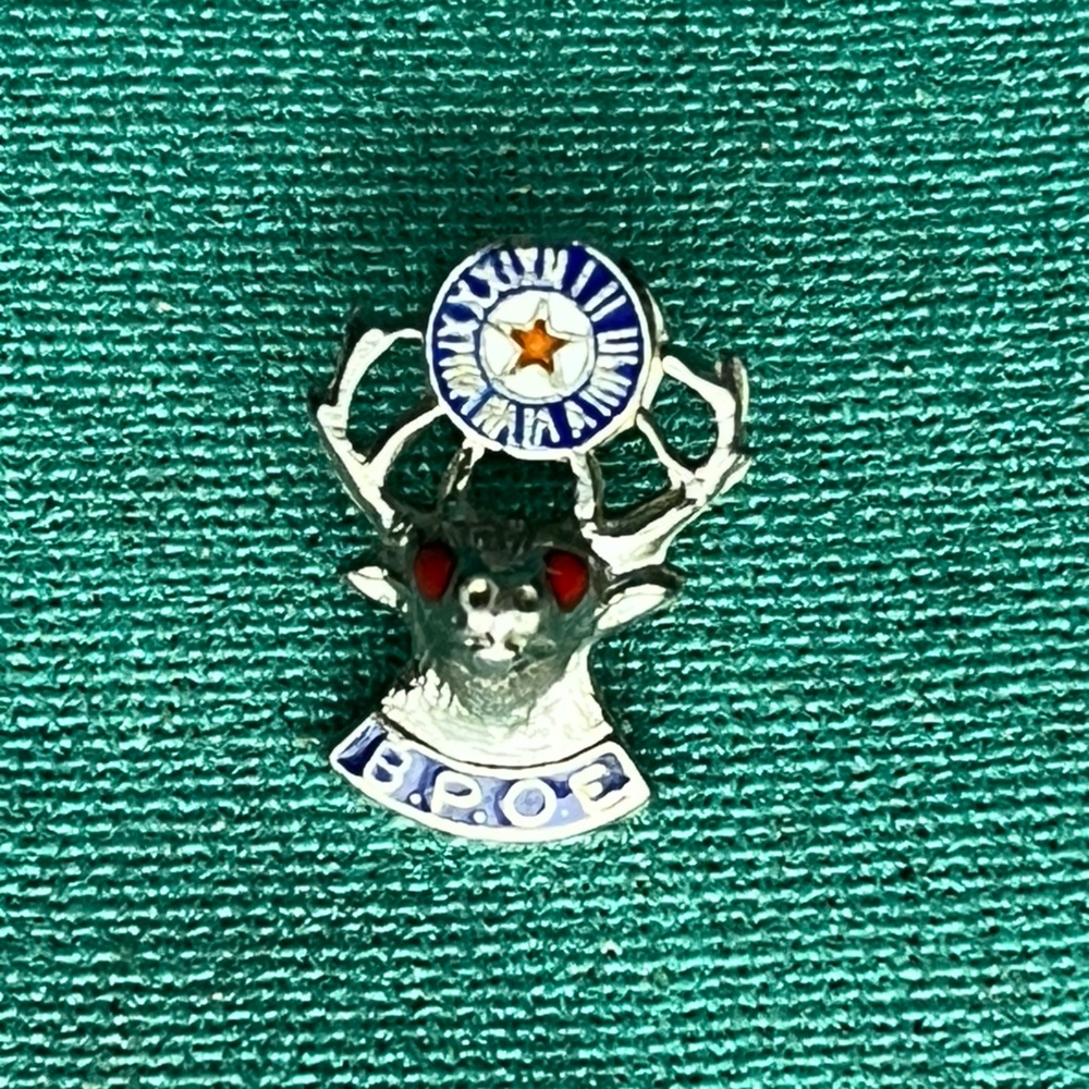 Vintage B.P.O.E. pin STERLING
